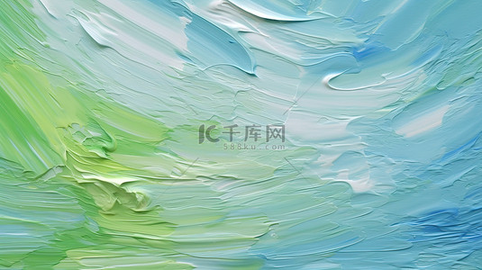 企业数字化转型背景图片_浅绿色蓝色油画背景11