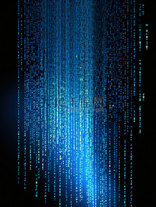 计算机代码明亮的纯蓝色背景13
