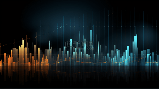 柱状分析图背景图片_彩色柱状图商务数据分析背景14
