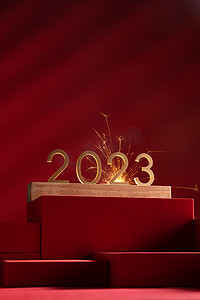 2023新年图片摄影照片_新年烟花