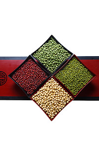 赤豆摄影照片_豆类-红豆,绿豆,黄豆,青豆