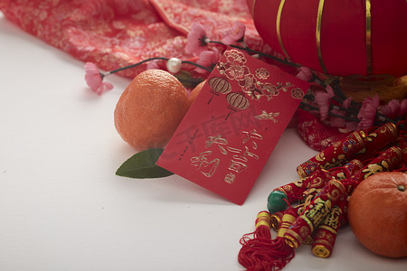 中国的新年装饰传统2021年中国的新年或农历新年背景.文字空间图像。（