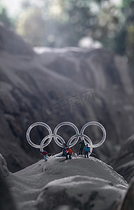 山谷图片摄影照片_微观奥运滑雪