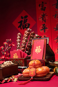 食物北京摄影照片_新年静物