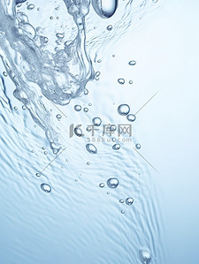 纯净水背景图片_清澈透明的纯净水白色背景15