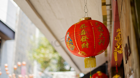 墨西哥城中国商业以外的传统中国灯具