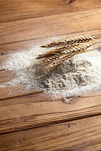 面粉和麦穗