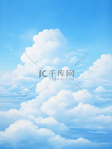 晴朗天空背景图片_蓝天白云天空云朵背景13