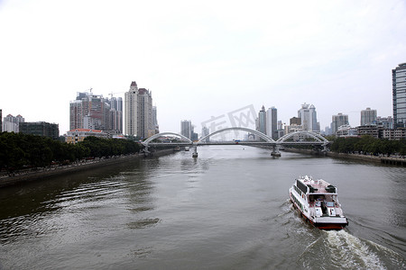 广州塔旅游摄影照片_广州海印桥