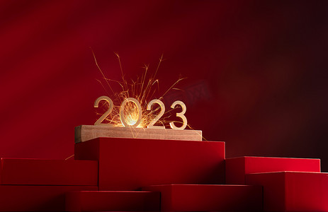 2023新年图片摄影照片_新年烟花