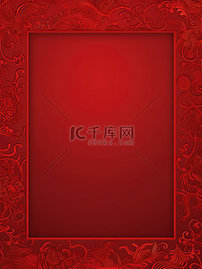 新年喜庆边框背景图片_喜庆喜报红色边框背景6