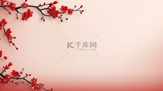 中国新年春节简约装饰背景26