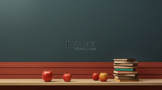 彩色水果背景背景图片_彩色开学季学习桌面简约背景37