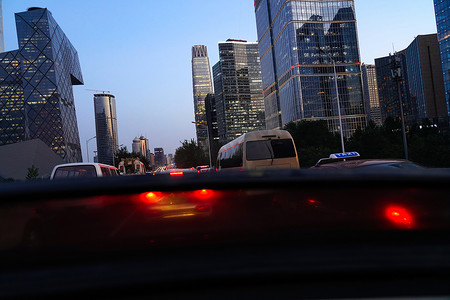 北京国贸交通拥堵