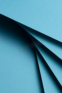 蓝色简洁摄影照片_蓝色纸张素材