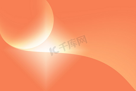 浅色love摄影照片_摘要背景橙色未来派图解.橙色背景，有弧形圆形和浅色.