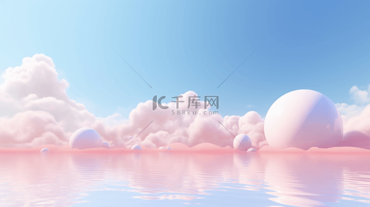 天空背景大气背景图片_唯美浪漫云层简约背景11