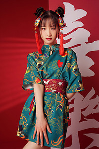 日式古典美女