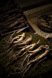 食品卫生摄影照片_中草药