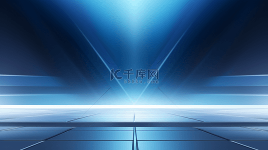天津环球金融中心背景图片_蓝色科技舞台地板质感背景3