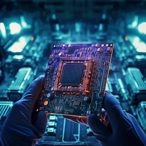 高科技硬件微电子概念