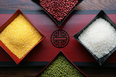 杂粮-米,红豆,小米,绿豆