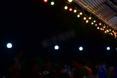 2019年8月2日：活动结束后，Chon Buri Thailand在海滩的Blur Nightly公司派对