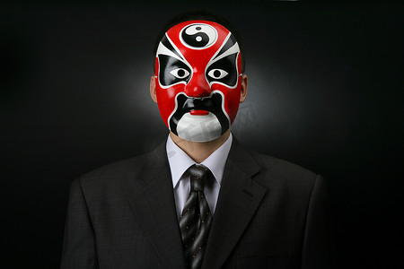 京剧脸谱韩信摄影图片-京剧脸谱韩信摄影作品-千库网