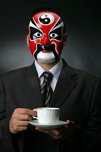 京剧脸谱韩信摄影图片-京剧脸谱韩信摄影作品-千库网