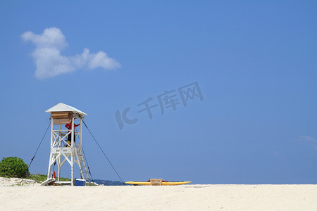 在日本冲绳海洋博览会公园翡翠海滩
