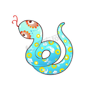 插画蛇