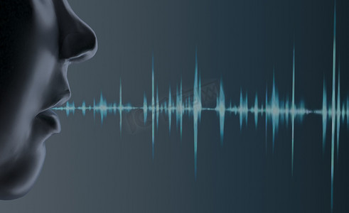 蓝地3D渲染人头语音识别系统