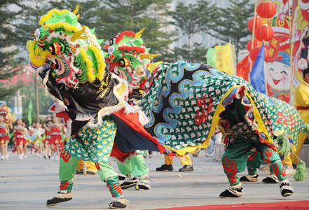 中国玩舞狮