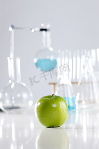 实验室器皿青苹果