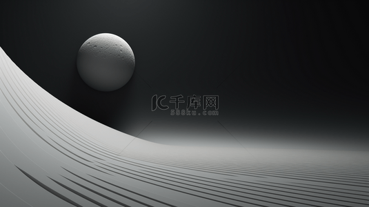 月球背景图片_灰色月亮照耀沙漠背景14