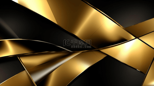 黑金色背景纹理背景图片_抽象的豪华金色背景，神秘美丽的闪耀金质纹理背景，3D插图。