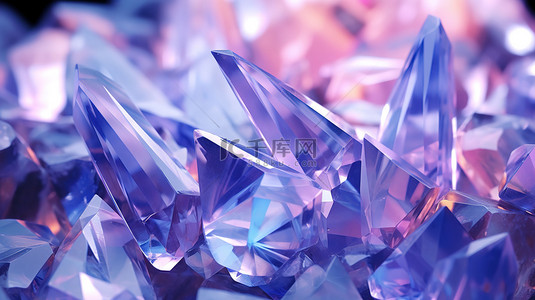 粉红色宝石背景图片_紫色水晶宝石纹理背景6