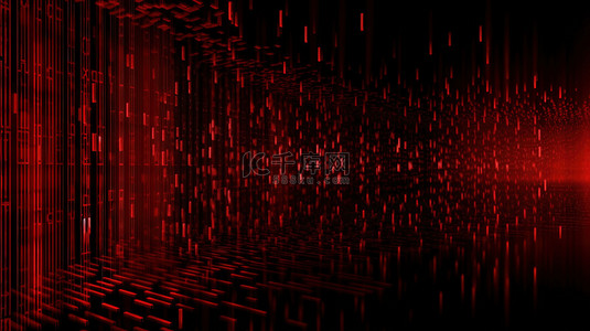 暗红色背景背景图片_矩阵代码暗红色背景19