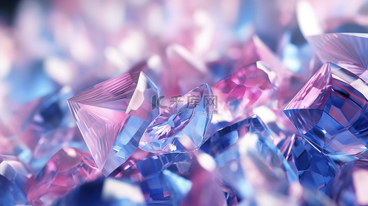 紫色水晶宝石纹理背景13
