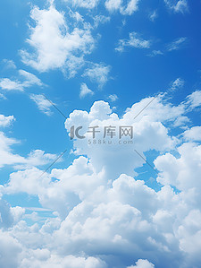 蓝天白云天空背景10