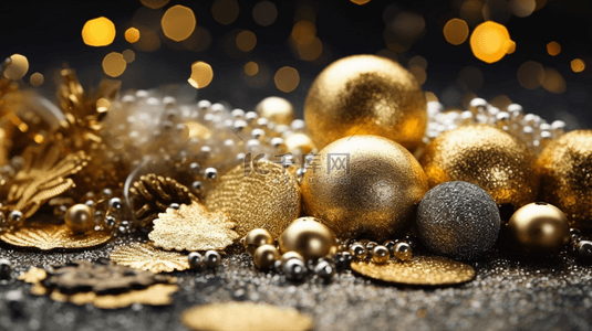 圣诞快乐2018背景图片_带有照明效果的2018新年背景。
