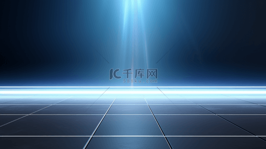 简约商务大气光效科技展示台背景13