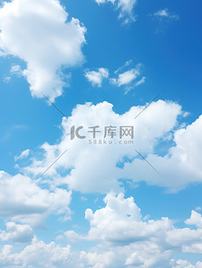 晴朗天空背景背景图片_蓝天白云天空背景2