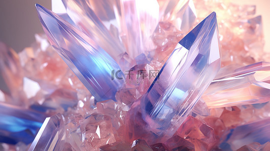 晶体纹理背景图片_紫色水晶宝石纹理背景18