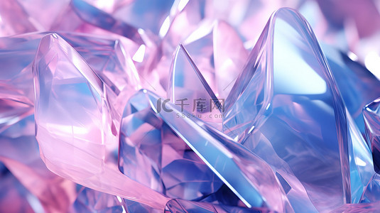 紫色水晶宝石纹理背景5