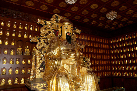 玄奘的雕像。中国陕西省西安 （西安） 西安大雁塔