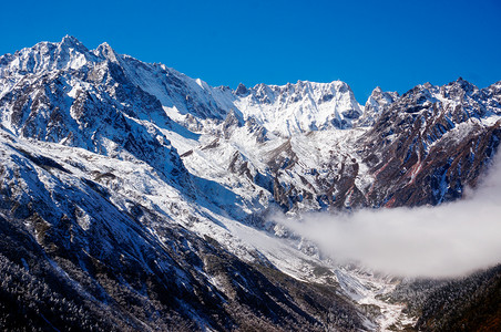 中国吉林长白山天池山的风景