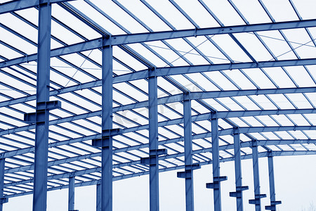 工业生产车间屋顶钢结构梁