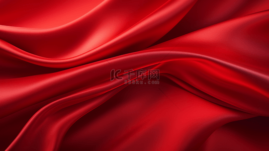 红色丝绸质感纹理背景8