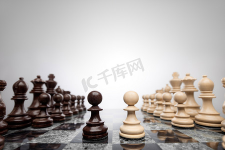 象棋游戏摄影照片_象棋游戏概念 